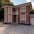 Фасадная система АМК Кирпич Микс 410